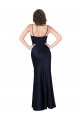 Silk like Satin A-Line Long Sleeveless Black Tie Evening Gown / Prom Dress / Bridesmaid Dress Sheffield