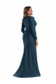 Silk like Satin Mermaid Long Long Sleeves Formal Plus Size Evening Gown / Prom Dress / Bridesmaid Dress Sheffield