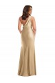 Silk like Satin Mermaid Long Sleeveless Formal Plus Size Evening Gown / Prom Dress / Bridesmaid Dress Sheffield