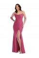 Silk like Satin Mermaid Long Sleeveless Tie Back Formal Plus Size Evening Gown / Prom Dress / Bridesmaid Dress Sheffield