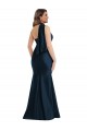 Silk like Satin Mermaid Long Sleeveless Front Slit Formal Plus Size Evening Gown / Prom Dress / Bridesmaid Dress Sheffield