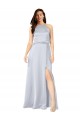 Silk like Satin A-Line Long Sleeveless Low Back Formal Evening Gown / Bridesmaid Dress Sheffield