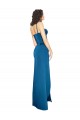 Silk like Satin Sheath Long Sleeveless Low Back Formal Evening Gown / Prom Dress / Bridesmaid Dress Sheffield
