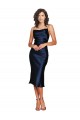 Silk like Satin Sheath Cocktail Length Sleeveless Formal Evening Gown / Prom Dress / Bridesmaid Dress Sheffield
