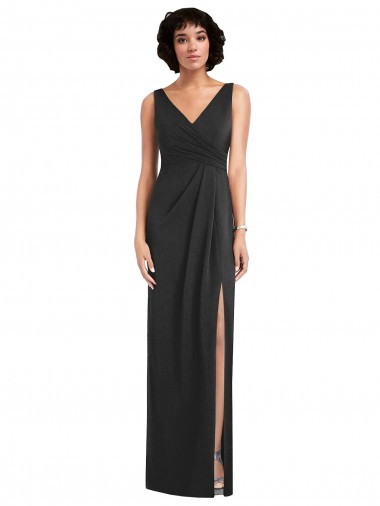 Spandex Sheath Long Sleeveless V-Back Formal Evening Gown / Prom Dress / Bridesmaid Dress Sheffield