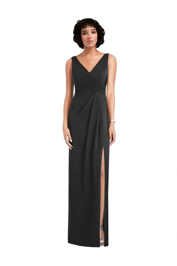 Spandex Sheath Long Sleeveless V-Back Formal Evening Gown / Prom Dress / Bridesmaid Dress Sheffield