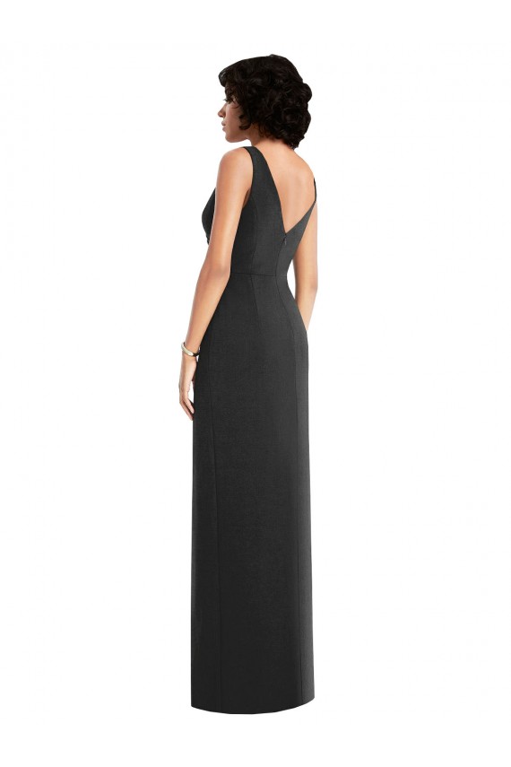 Spandex Sheath Long Sleeveless V-Back Formal Evening Gown / Prom Dress / Bridesmaid Dress Sheffield