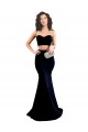 Stretch Crepe Mermaid Long Sleeveless Low Back Prom Dresses Sheffield