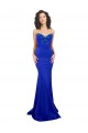 Stretch Crepe Mermaid Long Sleeveless Royal Blue Low Back Formal Evening Gown / Prom Dress / Bridesmaid Dress Sheffield