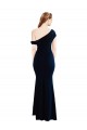 Stretch Crepe Mermaid Long Sleeveless One Shoulder Prom Dresses Sheffield