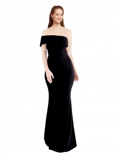 Stretch Crepe Mermaid Long Sleeveless Keyhole Back Prom Dresses Sheffield