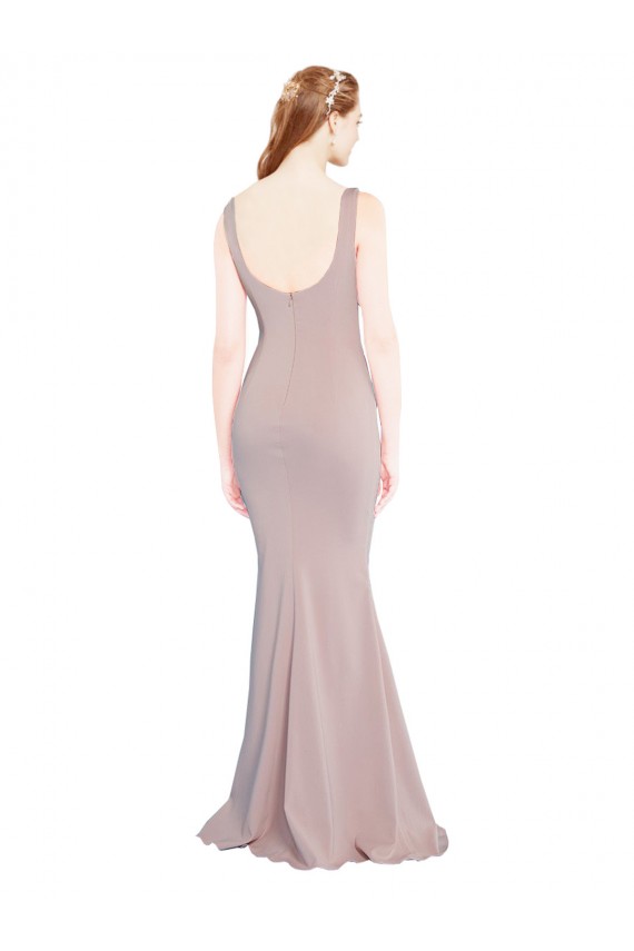 Stretch Crepe Mermaid Long Cap Sleeves Formal Evening Gown / Prom Dress / Bridesmaid Dress Sheffield