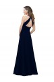 Stretch Crepe A-Line Long Sleeveless Keyhole Back Prom Dress / Bridesmaid Dress Sheffield
