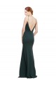 Stretch Crepe A-Line Long Sleeveless V-Back Formal Dress / Bridesmaid Dress Sheffield