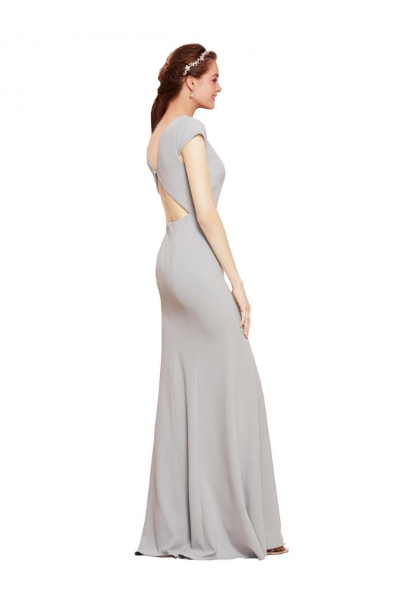 Stretch Crepe A-Line Sleeveless Dark Navy Formal Evening Gown / Prom Dress / Bridesmaid Dress Sheffield