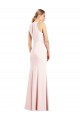 Stretch Crepe Trumpet Long Sleeveless Keyhole Back Semi Formal Evening Dress / Prom Dress / Bridesmaid Dress Sheffield