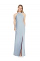 Stretch Crepe Trumpet Long Sleeveless Backless Formal Evening Gown / Bridesmaid Dress Sheffield