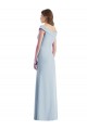 Stretch Crepe A-Line Long Sleeveless Black Tie Evening Gown / Bridesmaid Dress Sheffield