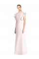 Stretch Crepe Trumpet Long Cap Sleeves Open Back Formal Dress / Bridesmaid Dress Sheffield