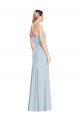 Stretch Crepe Trumpet Long Sleeveless Low Back Formal Dress / Bridesmaid Dress Sheffield