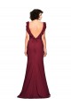 Stretch Crepe Mermaid Mermaid Sleeveless Burgundy Prom Dress / Bridesmaid Dress Sheffield