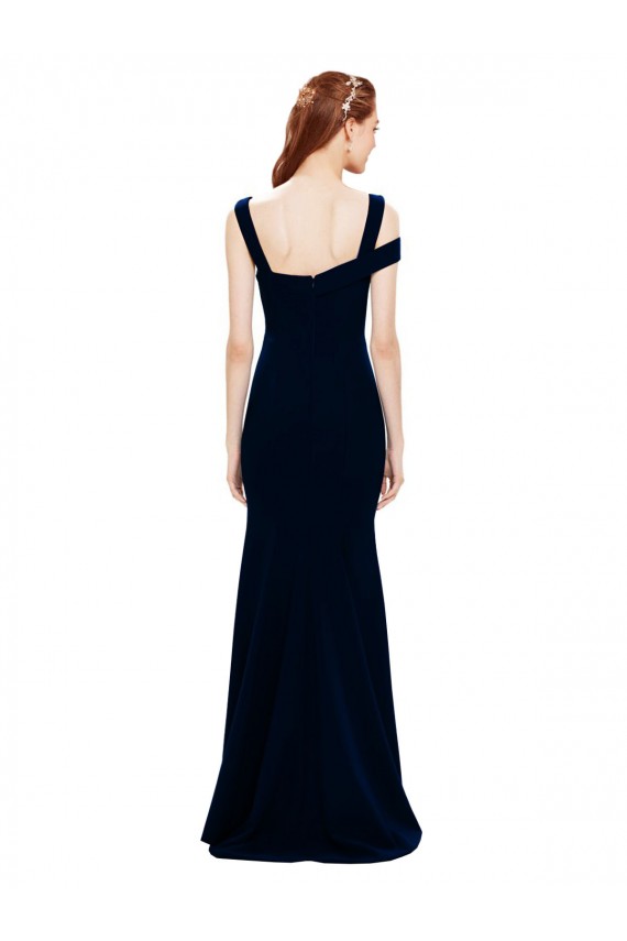 Stretch Crepe Mermaid Long Sleeveless Off the Shoulder Prom Dresses Sheffield