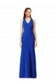 Stretch Crepe Mermaid Long Sleeveless Formal Evening Gown / Prom Dress / Bridesmaid Dress Sheffield