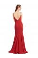 Stretch Crepe Mermaid Long Sleeveless Open Back Formal Evening Gown / Prom Dress / Bridesmaid Dress Sheffield