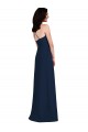 Stretch Crepe Trumpet Long Sleeveless Criss Cross Open Back Semi Formal Evening Dress / Bridesmaid Dress Sheffield