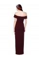 Stretch Crepe Mermaid Long Sleeveless Off the Shoulder Low Back Prom Dresses Sheffield