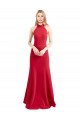 Stretch Crepe A-Line Long Sleeveless Open Back Formal Evening Gown / Prom Dress / Bridesmaid Dress Sheffield