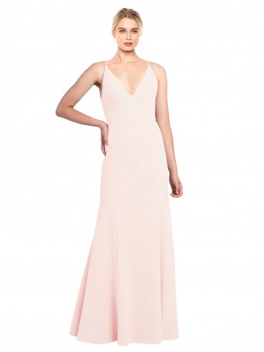 Stretch Crepe A-Line Sleeveless Pink Formal Evening Gown / Prom Dress / Bridesmaid Dress Sheffield