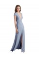 Stretch Crepe Sheath Long Cap Sleeves Prom Dress / Bridesmaid Dress Sheffield