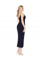 Stretch Crepe Mermaid Knee Length Sleeveless V-Back Formal Dress / Bridesmaid Dress Sheffield
