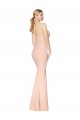 Stretch Crepe Mermaid Long Sleeveless Formal Dress / Bridesmaid Gowns Sheffield