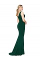 Stretch Crepe Mermaid Long Sleeveless Midnight Green Formal Evening Gown / Prom Dress / Bridesmaid Dress Sheffield
