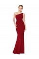 Stretch Crepe Mermaid Mermaid Sleeveless Burgundy Formal Evening Gown / Prom Dress / Bridesmaid Dress Sheffield