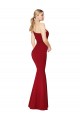 Stretch Crepe Mermaid Mermaid Sleeveless Burgundy Formal Evening Gown / Prom Dress / Bridesmaid Dress Sheffield