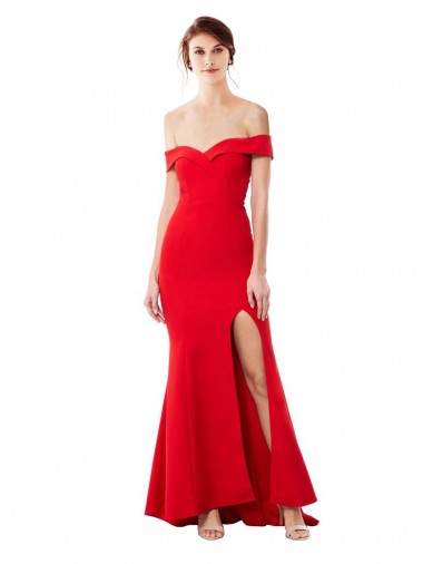 Stretch Crepe Mermaid Long Sleeveless Formal Evening Dress / Prom Dress / Bridesmaid Dress Sheffield