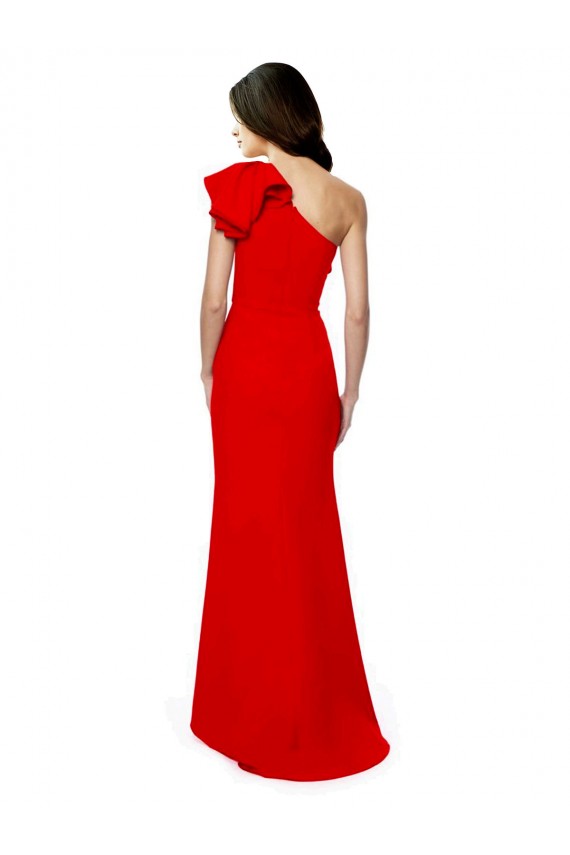 Stretch Crepe Mermaid Long Sleeveless Party Dress / Bridesmaid Dress Sheffield