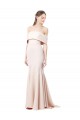 Stretch Crepe Mermaid Long Sleeveless Nude Formal Evening Gown / Prom Dress / Bridesmaid Dress Sheffield
