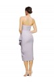 Stretch Crepe Sheath Cocktail Length Sleeveless Low Back High Low Evening Gown / Prom Dress / Bridesmaid Dress Sheffield