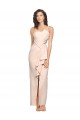 Stretch Crepe Sheath Long Sleeveless Low Back Semi Formal Evening Dress / Prom Dress / Bridesmaid Dress Sheffield