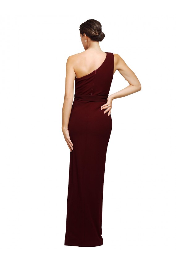 Stretch Crepe Sheath Long Sleeveless Black Tie Evening Gown / Prom Dress / Bridesmaid Dress Sheffield