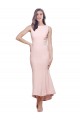 Stretch Crepe Sheath Midi Length Sleeveless Low Back High Low Evening Gown / Prom Dress / Bridesmaid Dress Sheffield