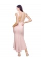 Stretch Crepe Sheath Midi Length Sleeveless Low Back High Low Evening Gown / Prom Dress / Bridesmaid Dress Sheffield
