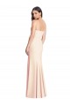 Stretch Crepe Trumpet Long Sleeveless Front Slit Prom Dresses Sheffield