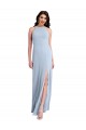 Stretch Crepe Sheath Long Sleeveless Criss Cross Open Back Formal Evening Gown / Prom Dress / Bridesmaid Dress Sheffield
