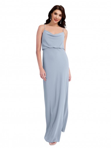 Stretch Crepe Sheath Long Sleeveless V-Back Formal Evening Gown / Prom Dress / Bridesmaid Dress Sheffield