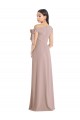 Stretch Crepe A-Line Long Sleeveless Front Slit Prom Dresses Sheffield